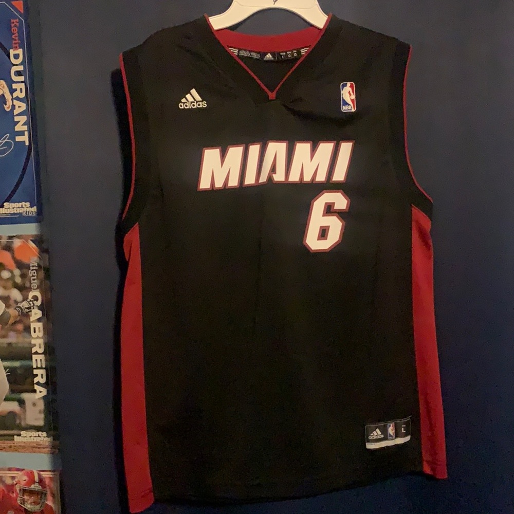 Lebron james Miami heat (kids large)